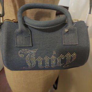 NWT Juicy Couture Mini Drnim Barrel Crossbody Bag